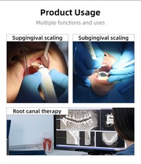 Dental Ultrasonic Piezo Scaler LED Handpiece 5*Tips for EMS Cavitron Woodpecker