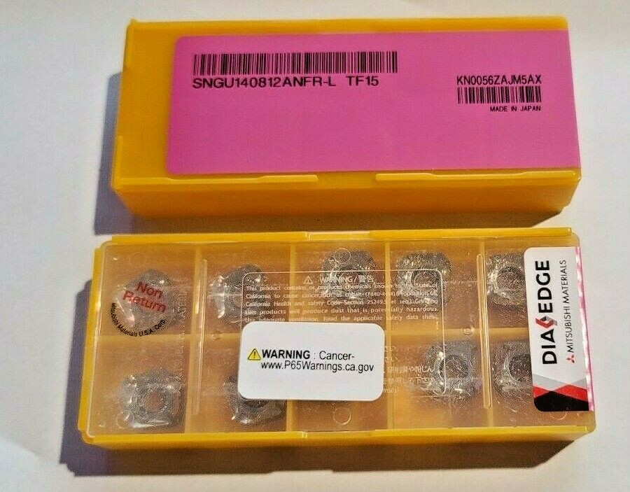 SNGU 140812ANFR L TF15 MITSUBISHI *** 10 INSERTS *** GENUINE ***