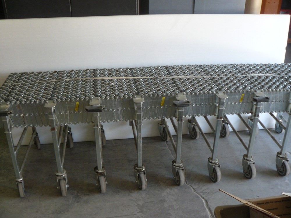 FMH Conveyors NestaFlex 200 roller gravity skate wheel conveyor 23 ft l x 24 in