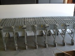 FMH Conveyors NestaFlex 200 roller gravity skate wheel conveyor 23 ft l x 24 in