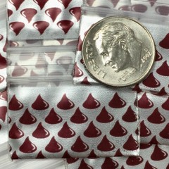 BaggiesSince1987- 12534 ZipSeal DESIGN BAGS MIX 1.25″X3/4″ METALLIC, 👀Details🔽