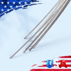 Orthodontic Lingual Retainer Wire Stainless Steel Flat Straight Twist Dental Kit