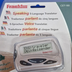 Franklin CST-180 Speaking Spanish English Communicator Translator Sealed