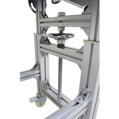 110V 59″L×7.9″W Electric Commercial PVC Belt Conveyor Aluminum Body 120W 66Lbs