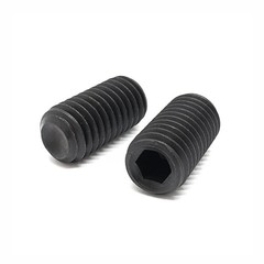 #6-32×1/4″ Alloy Flat Point Allen Socket Set Screw Black Oxide