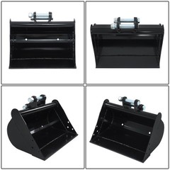 500mm Plain Bucket Attachment For 0.8ton-1ton Mini Excavator Digger US