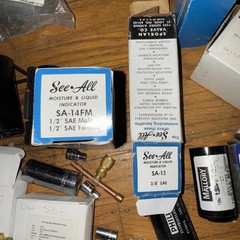 Lot Of HVAC Parts. Capacitors etc I dk what is all there. It is both used/nos