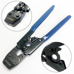 PEX CINCH CLAMP CRIMPING TOOL &GO/NO-GO GAUGE + 20 PCS 1/2″ SS CLAMPS