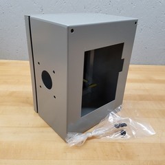 SCE D121326, SCE-10086ELJ Special Built Steel Hinged Enclosure, 10″x8″x6″ – NEW