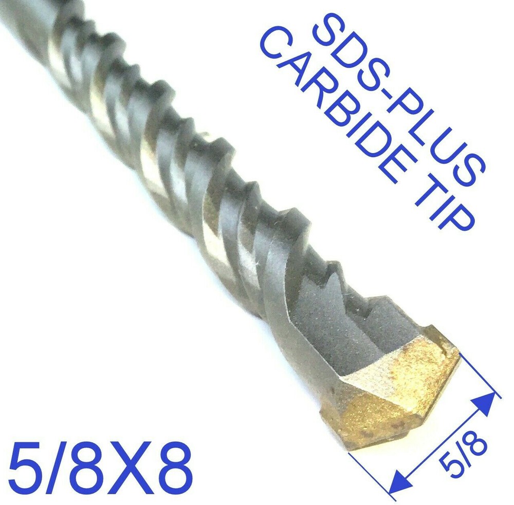 1 pc SDS Plus 5/8″x8″ or 5/8″x6″x8″ Concrete Masonry Hammer Drill Bit sct-888