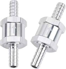 2x 10mm 3/8″ Fuel Line Non-Return One Way Air Fuel Oil Check Valve Diesel Gas