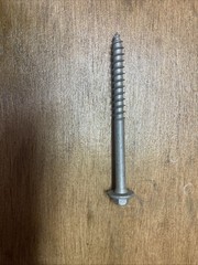FastenMaster FMLL358-50 LedgerLOK Gray Hex Drive Flat Head Fastener 3-5/8 in.