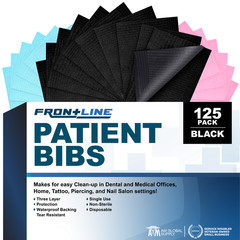 Disposable 3-Ply Dental Bibs 13″x18″ Waterproof Tattoo Medical Salon Use 500Pack