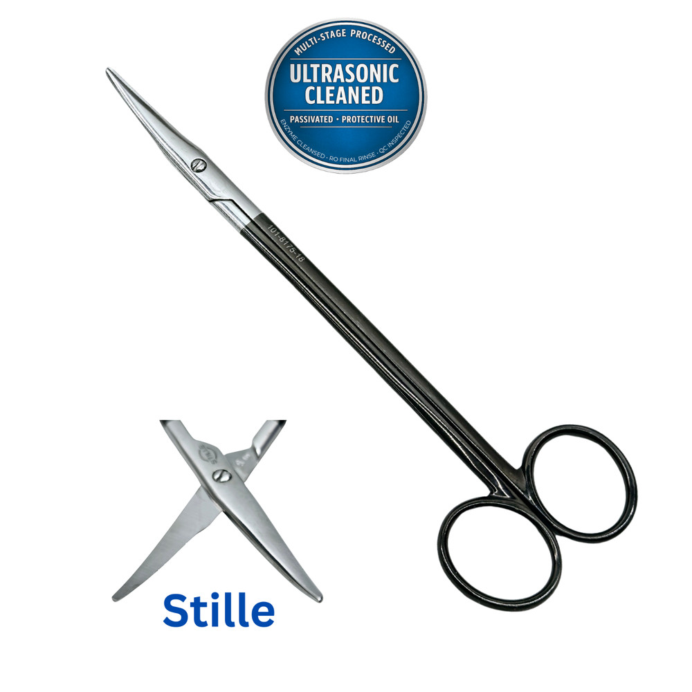 Stille 101-8175-18 Supercut Metzenbaum Dissecting Scissors, Curved, 7 1/8″