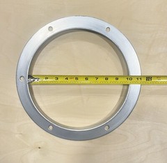 10” Diameter Angle Iron Duct Mounting Flange – 10 in. – Galvanized Steel – Round