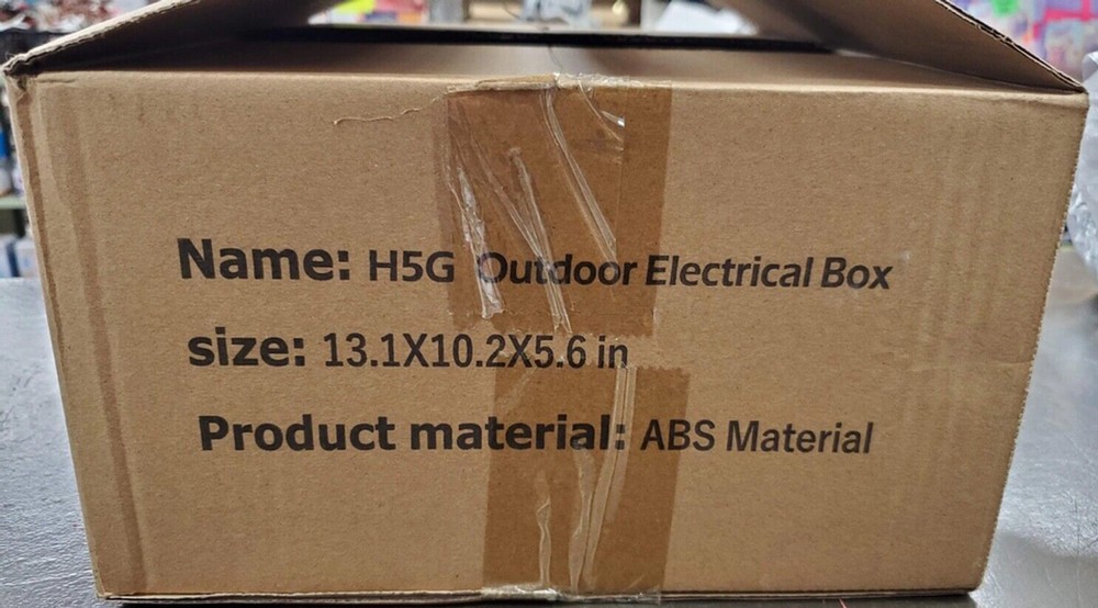 NEW NAMUNANEE OUTDOOR ELECTRICAL JUNCTION BOX ABS WATER RESISTANT ENCLOSURE