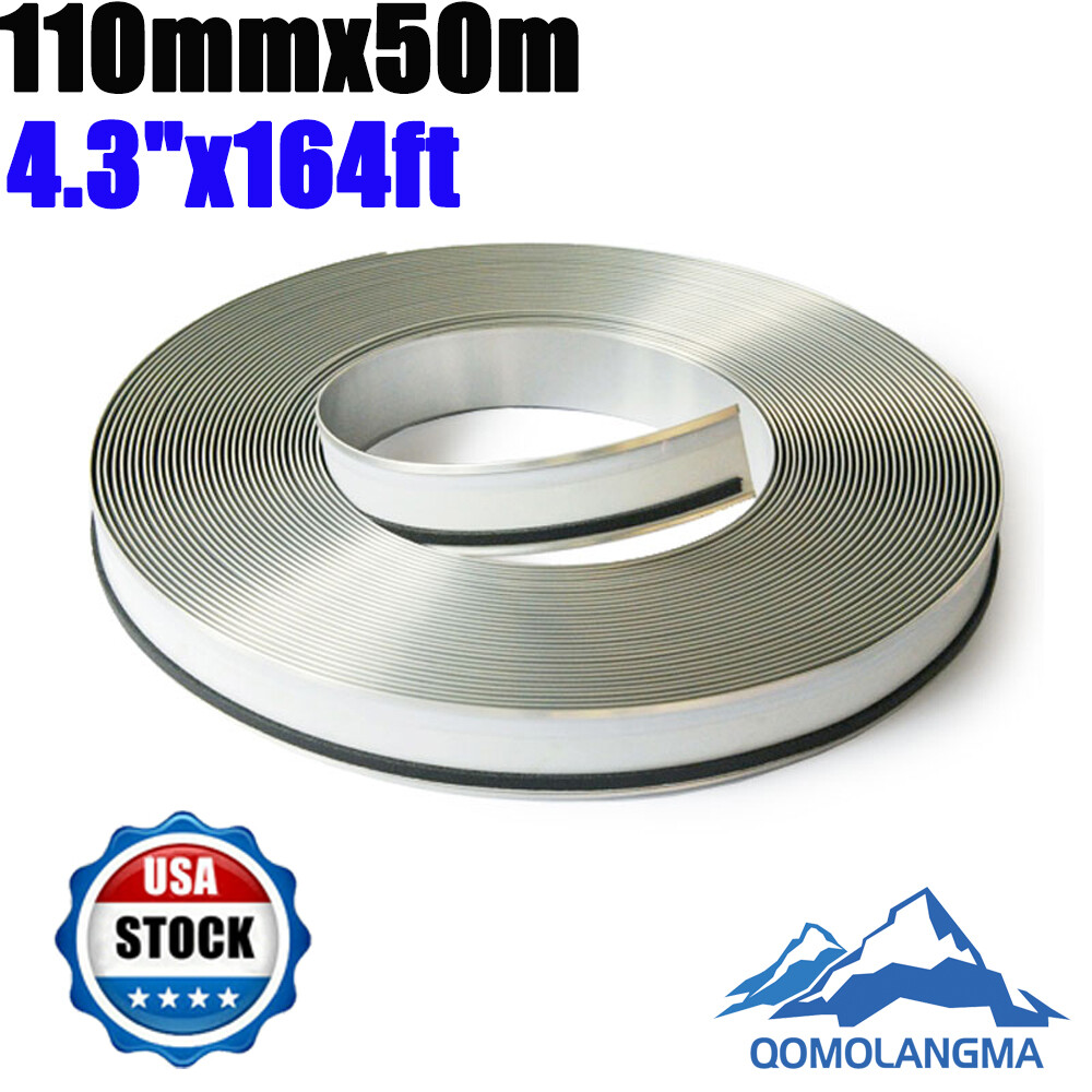 4.3″x164ft White Color Aluminum Trim Cap Channelume Channels Signs Strip