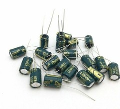 10pcs/set 220uf 25v 105c radial electrolytic capacitors USA SHIPPING