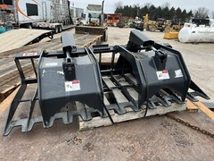 Stout 82 inch skid steer brush grapple