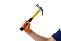 Heavy Duty Orange Nitrile Gloves Pack of 50 8 Mil Thick Multi Purpose Gloves