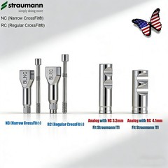 Bone Level Straumann ITI Impression Coping Transfer Analog Open/Close Tray RC NC
