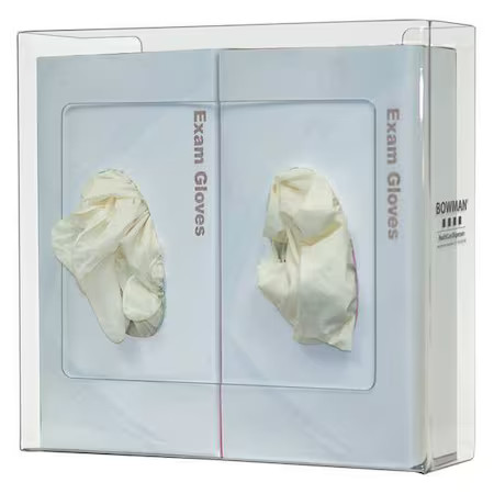 Bowman Dispensers Gp-072 Glove Box Dispenser, Petg, Holds (2) Boxes , Clear