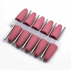 50 Pcs Dental 2.35mm Lab Silicone Rubber Polishing Burs Shank Polishers Diamond