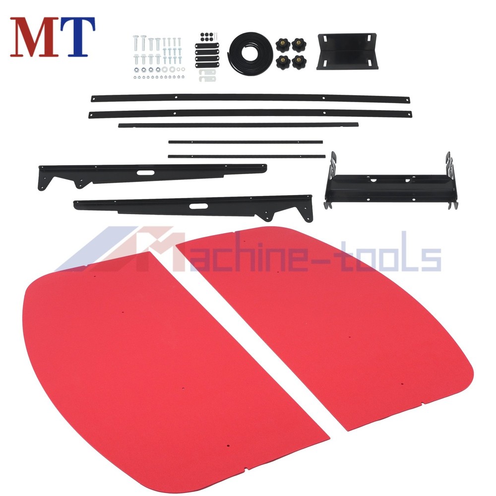 Tractor and Mowers Umbrella 52″ X 52″ Red Canopy For ROPS 2″ x 2″ or 2″ x 3″