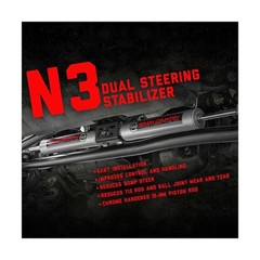 Rough Country N3 Dual Steering Stabilizer for 07-18 Jeep Wrangler JK – 8734930