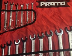 Proto J1200R-MASD 18 Pc. Metric Combination ASD Wrench Set-12 Point Barely Used