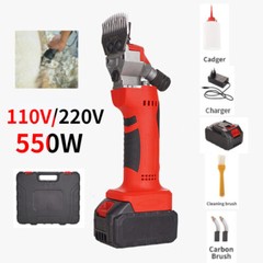 Wool Scissor Clipper Sheep Goat Shearing Cutter Recharge Tool Set Shear Machine