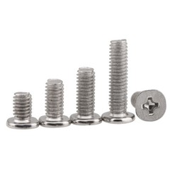 Big Thin Flat Cross Head screw M2M2.5M3M4 Ni-plated/Black Zinc CM