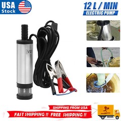 12V Mini Refueling Submersible Diesel Electric Fuel Water Oil Transfer Drum Pump