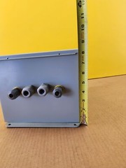 nVent Hoffman A12108CH Enclosure, Hinged Cover, Screw Clamp, 12″x10″x8″