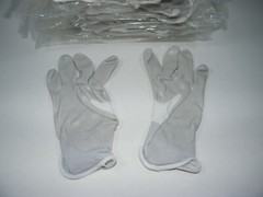 ATLAS 370 SHOWA NITRILE RUBBER PALMS ~ WORK GLOVES ~ 12 PAIR ~ XS / WHITE