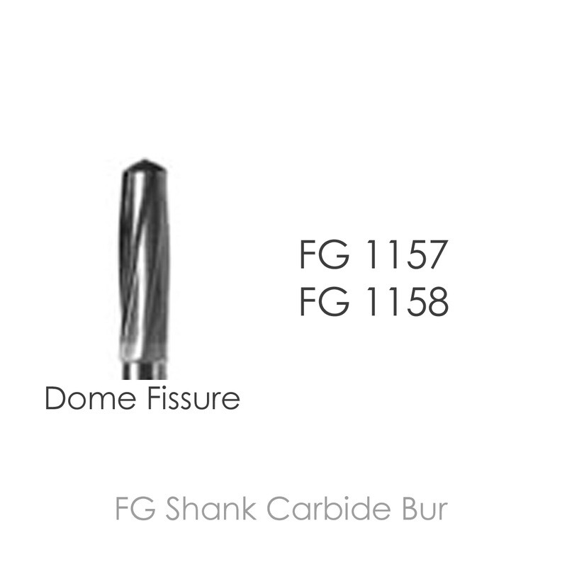 Meta BesQual Carbide Burs FG Friction Grip 1157 / 1158 DOME FISSURE Pkg/10