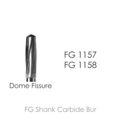Meta BesQual Carbide Burs FG Friction Grip 1157 / 1158 DOME FISSURE Pkg/10