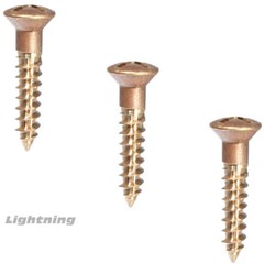 #10 x 2″ Silicon Bronze Wood Screws, Oval Head, Frearson Drive Qty 25