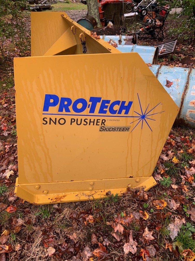 10′ feet snow pusher protech yellow 