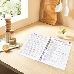 Cleaning Planner,Cleaning Schedule and Checklist Organizer, Daily Weekly Monthly