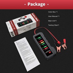 12V Car Battery Alternator Tester Automotive Battery Analyzer Car Load Tester