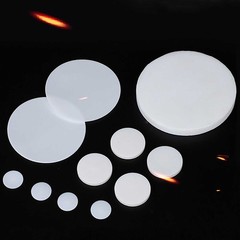 Ø 5mm-150mm PTFE Solid Round Seal Gaskets Disc Thick 0.5/1/1.5/2/3/4/5/6/8-10mm