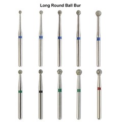 Wave Dental Carbide Bur Round Diamond Bur Long Round Ball Surgical High Speed FG