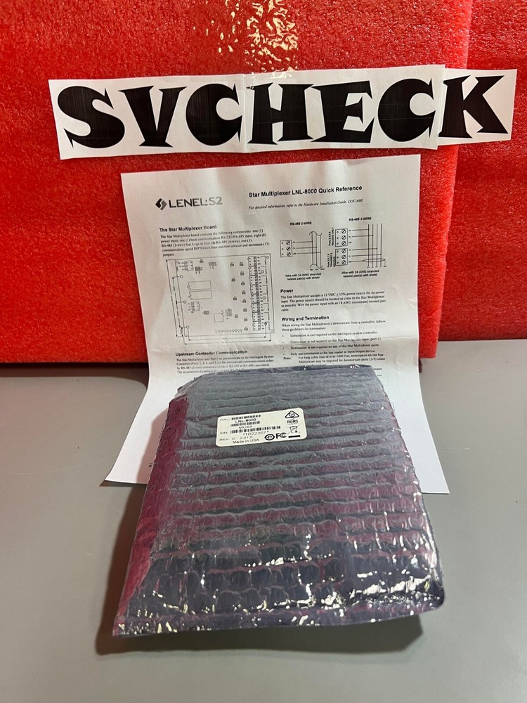 LENEL S2 LNL-8000 Star Multiplexer Board