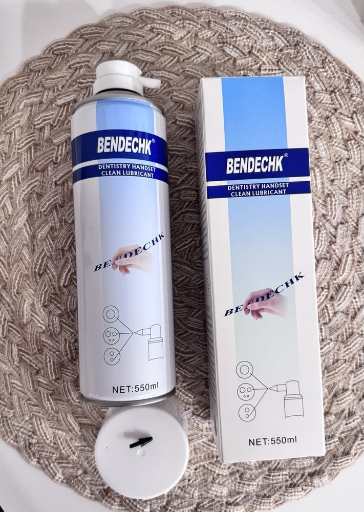 BENDECHK Cleaning Handpiece Lubricant Spray 550mL for KAVO MIDWEST NSK W/ Nozzle