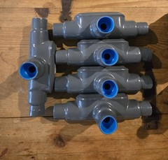 Rob Roy 1 Inch NPT Plastibond Form 7 Aluminum T Conduit Body With Cover