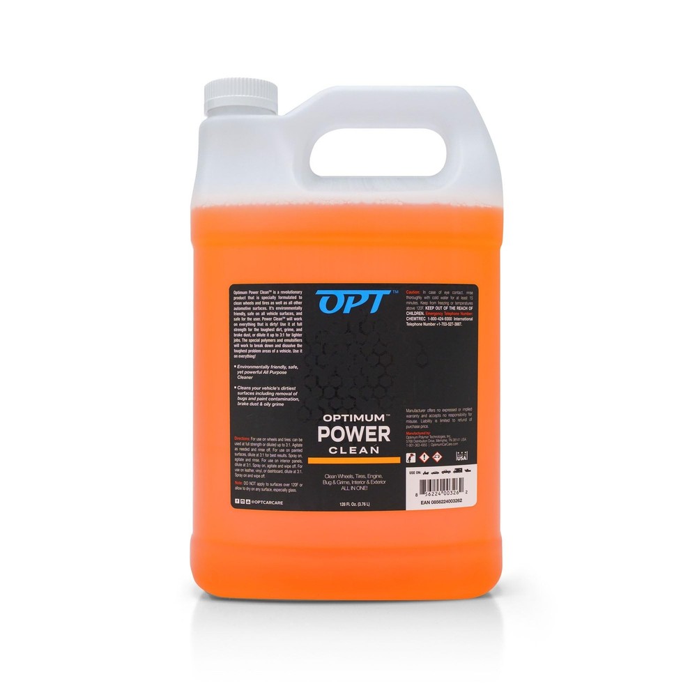 Optimum Power Clean – All Purpose Car Cleaner – Exterior and Interior, Bug an…
