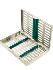 10 GERMAN DENTAL SURGICAL AUTOCLAVE STERILIZATION CASSETTE BOX 7.25″LX 5″W X0.75