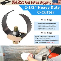 2-1/2″ C Cutter Drain Cleaner Tool 52817 T-231 for Ridgid K-40 K-45 K-50 K-3800