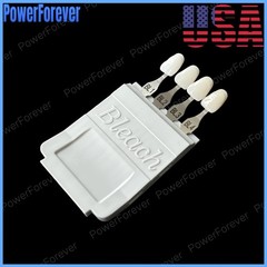 Dental 4 Colors Bleached Shade Guide Bleach Chart Teeth Whitening Based Vita A-D